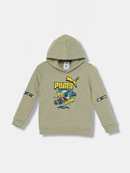 Obrázek produktu Puma Dětská mikina Puma PUMA X HOT WHEELS Graphic Hoodie TR zelená