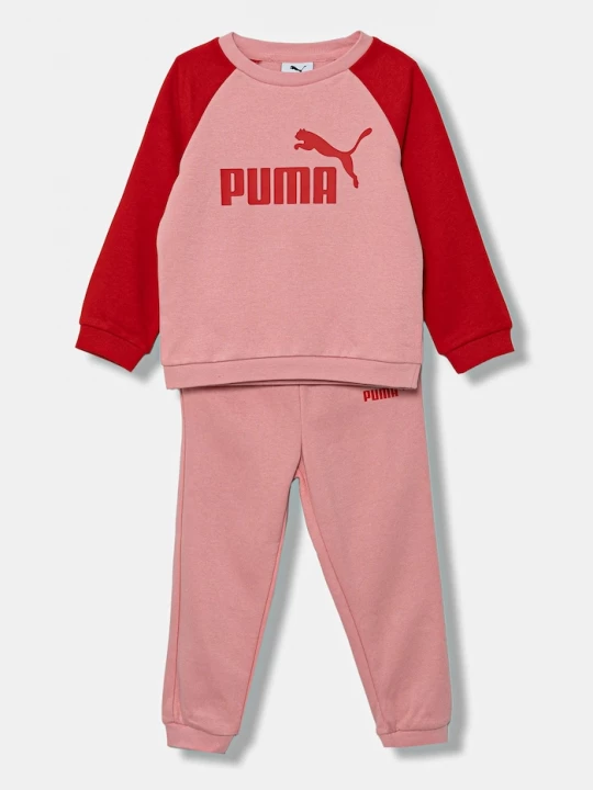 Obrázek produktu Puma Dětská tepláková souprava Puma MINICATS ESS Raglan Crew Set FL INF růžová