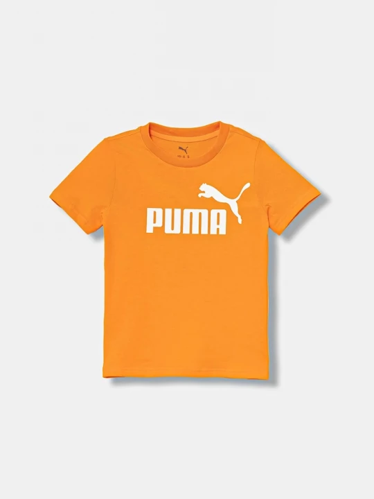 Obrázek produktu Puma Dětské bavlněné tričko Puma ESS No. 1 Logo Tee oranžová