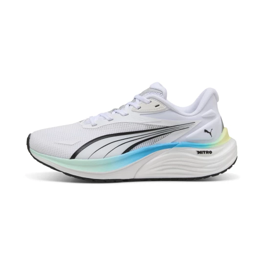 Obrázek produktu PUMA Electrify NITRO™ 4 Running Shoes Youth, Shoes, White/Mint Melt/Speed Blue