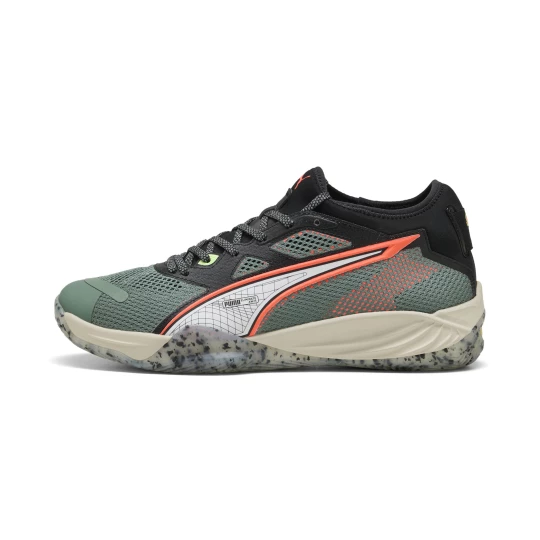 Obrázek produktu PUMA Eliminate NITRO™ SQD 4 Handball Shoes Unisex, Shoes, Eucalyptus/Black/Glowing Red