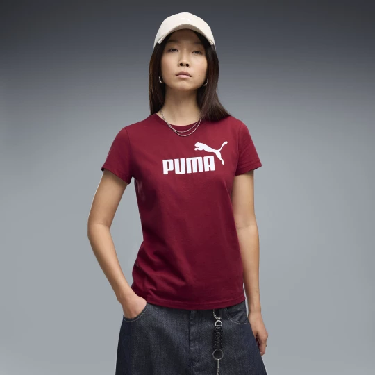 Obrázek produktu PUMA ESS No. 1 Logo Tee Women, Clothing, Garnet Glow