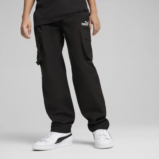 Obrázek produktu PUMA ESS No. 1 Logo Woven Cargo Pants Youth, Clothing, Black