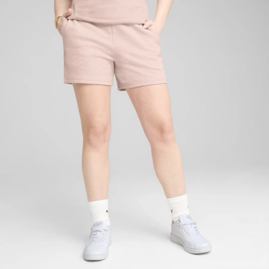 Obrázek produktu PUMA ESS Small No. 1 Logo 5'' High-Waist Shorts Women, Clothing, Rose Quartz