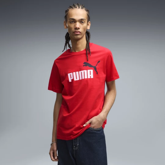 Obrázek produktu PUMA Essentials 2 Colour No. 1 Logo Tee Men, Clothing, Red