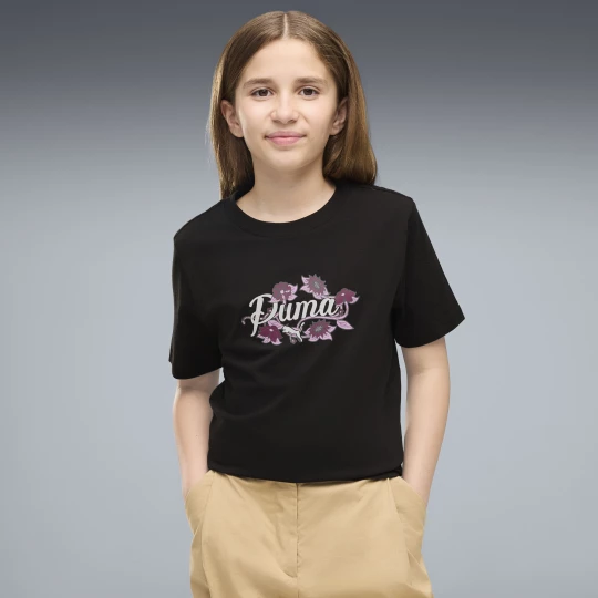 Obrázek produktu PUMA Essentials Nature 2.0 Graphic Tee Youth, Clothing, Black