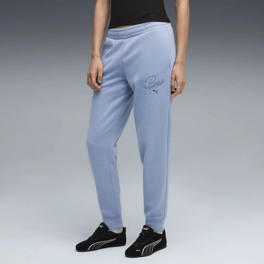 Obrázek produktu PUMA Essentials Script Sweatpants Women, Clothing, Cool Blue