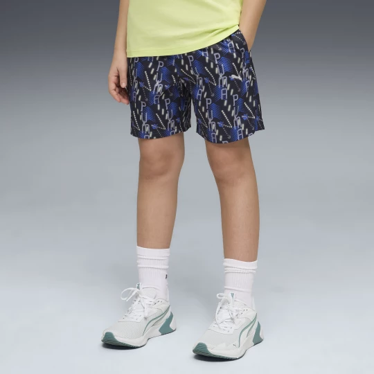 Obrázek produktu PUMA Essentials Training Printed Woven Shorts Youth, Clothing, New Navy