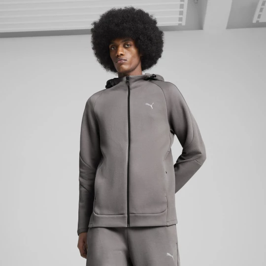 Obrázek produktu PUMA EVOSTRIPE Full-Zip Hoodie Men, Clothing, Cast Iron