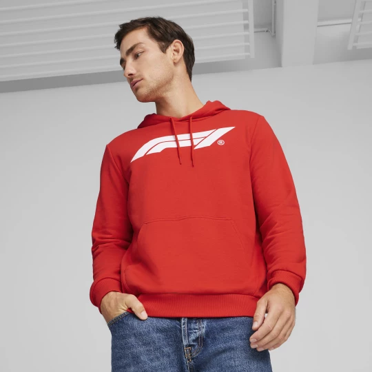 Obrázek produktu PUMA F1® Essentials's Motorsport Logo Hoodie Men, Clothing, Pop Red