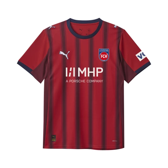 Obrázek produktu PUMA FC Heidenheim 25/26 Home Jersey Youth, Clothing, Red/Regal Red
