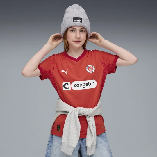 Obrázek produktu PUMA FC St. Pauli 25/26 Fourth Jersey Youth, Clothing, Burnt Red/White