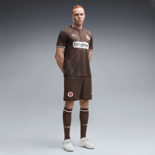 Obrázek produktu PUMA FC St. Pauli 26/27 Shorts Men, Clothing, Espresso Brown/White