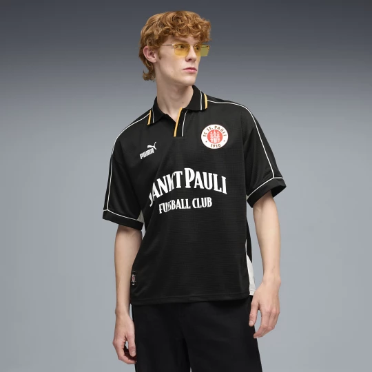 Obrázek produktu PUMA FC St. Pauli Retro Football Jersey Men, Clothing, Black/White