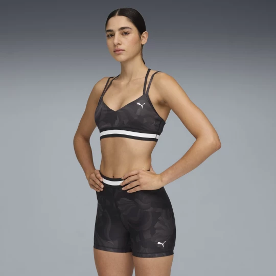 Obrázek produktu PUMA FLORAL RIBBON Low-Support Bra Women, Clothing, Black