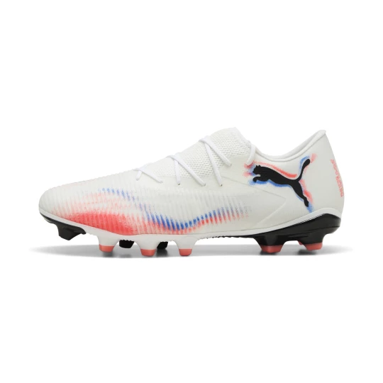 Obrázek produktu PUMA FUTURE 8 MATCH FG / AG Low Football Boots Unisex, Shoes, White / Black / Glowing Red
