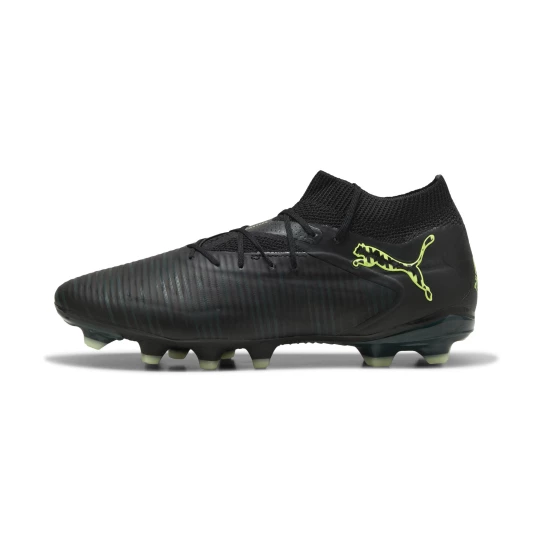 Obrázek produktu PUMA FUTURE 8 PRO FG/AG Football Boots Unisex, Shoes, Black/Fizzy Light/Green Terrain červená
