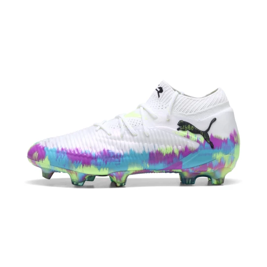 Obrázek produktu PUMA FUTURE 8 ULTIMATE Brilliance FG Football Boots Women, Shoes, White/Fizzy Apple/Bright Aqua modrá