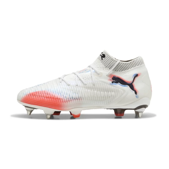 Obrázek produktu PUMA FUTURE 8 ULTIMATE MxSG Football Boots Unisex, Shoes, White/Black/Glowing Red