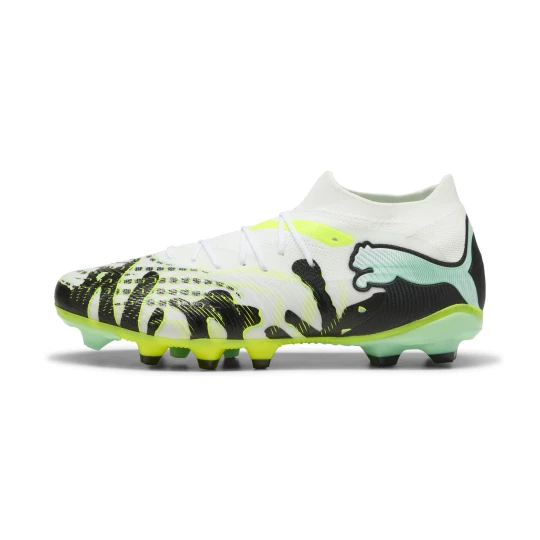 Obrázek produktu PUMA FUTURE 9 MATCH CREATIVITY FG/AG Football Boots Unisex, Shoes, Yellow Alert/Mint Jelly/White