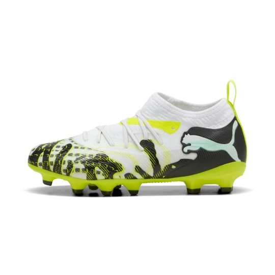 Obrázek produktu PUMA FUTURE 9 MATCH CREATIVITY FG/AG Football Boots Youth, Shoes, Yellow Alert/Mint Jelly/White