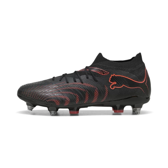 Obrázek produktu PUMA FUTURE 9 MATCH MxSG Football Boots Unisex, Shoes, Black / Glowing Red / Strongray béžová