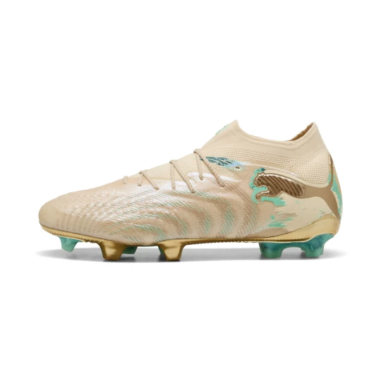 Obrázek produktu PUMA FUTURE 9 ULTIMATE FG Football Boots Unisex, Shoes, Creamy Vanilla/Gold/Mint Jelly béžová