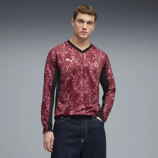 Obrázek produktu PUMA Galatasaray SK Long Sleeve Third Jersey Men, Clothing, Regal Red/Gold