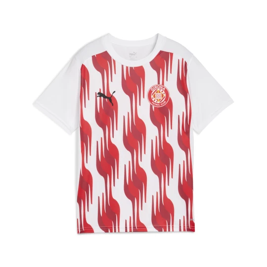 Obrázek produktu PUMA Girona FC Pre-match Short Sleeve Jersey Youth, Clothing, White / Red