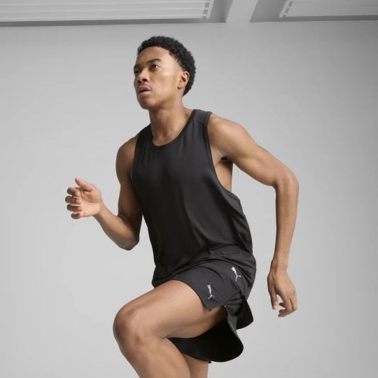 Obrázek produktu PUMA Graphic Mesh Running Singlet Men, Clothing, Black