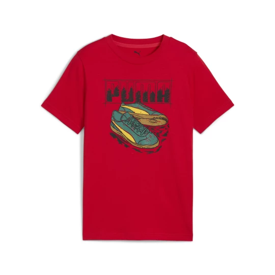 Obrázek produktu PUMA Graphic Sneaker Tee Youth, Clothing, Red