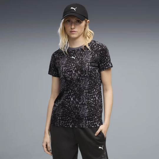 Obrázek produktu PUMA Graphics Animal Printed Tee Women, Clothing, Inky Depths