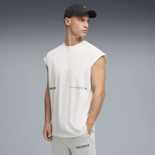 Obrázek produktu PUMA Graphics Training Cutoff Tank Men, Clothing, White