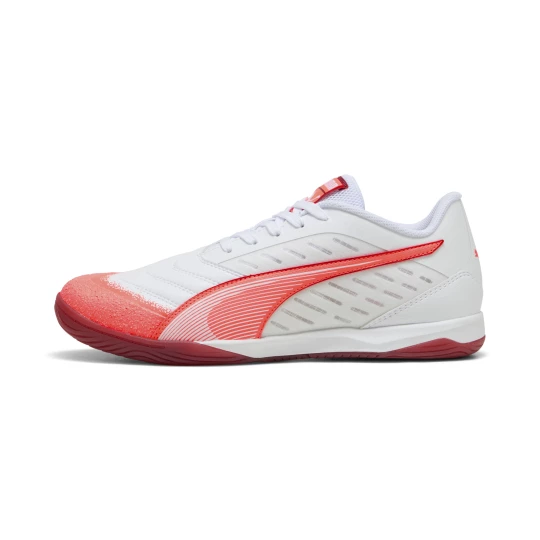 Obrázek produktu PUMA IBERO IV Futsal Boots, Shoes, White / Glowing Red / Dark Crimson