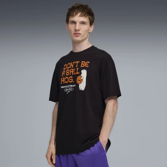 Obrázek produktu PUMA Junior Varsity II Relaxed Basketball Tee Men, Clothing, Black