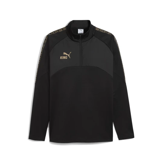 Obrázek produktu PUMA KING Football Training Winter Quarter-Zip Top Men, Clothing, Black/Gold