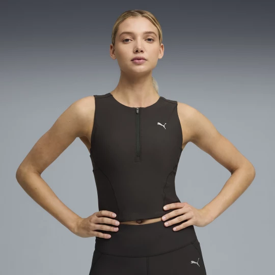 Obrázek produktu PUMA LIGHTSTRIDE Cropped Running Tank Women, Clothing, Black
