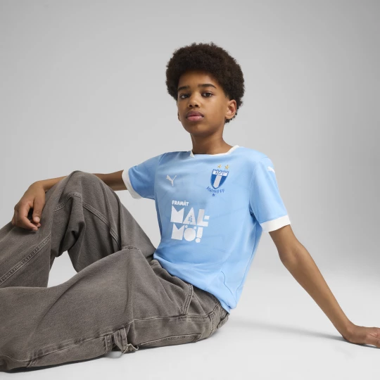 Obrázek produktu PUMA Malmö FF Home Jersey Youth, Clothing, Light Blue/White