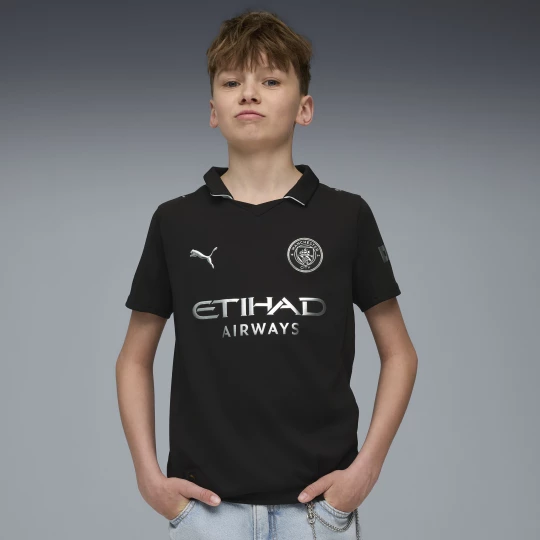 Obrázek produktu PUMA Manchester City 25/26 Away Jersey Youth, Clothing, Black