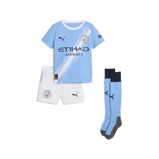 Obrázek produktu PUMA Manchester City 25/26 Home Minikit Kids, Clothing, Light Blue/White