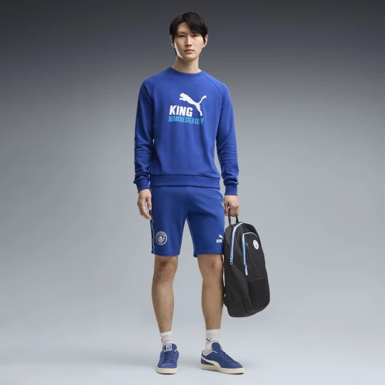Obrázek produktu PUMA Manchester City KING Sweat Shorts Men, Clothing, Speedy Blue/White