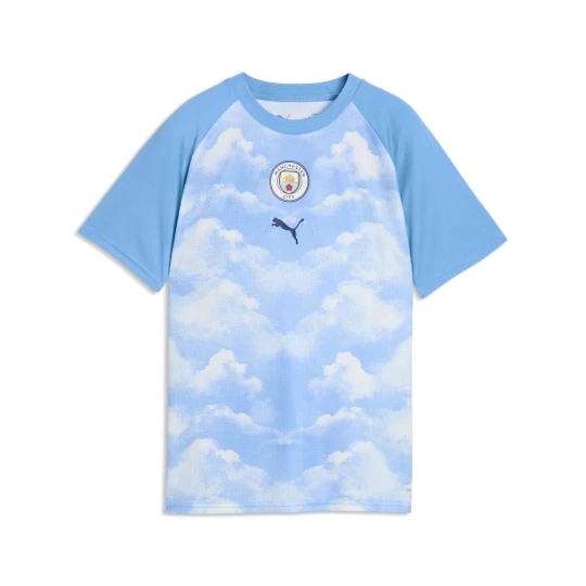 Obrázek produktu PUMA Manchester City Warm-Up Jersey Youth, Shop, Icy Blue/Regal Blue