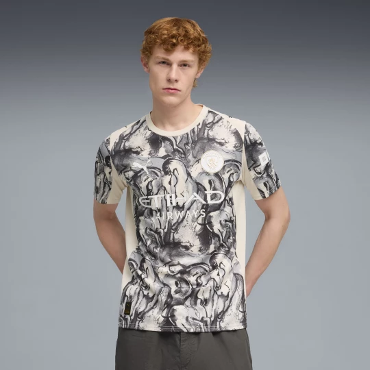 Obrázek produktu PUMA Manchester City x Year of the Horse Jersey Men, Clothing, Alpine Snow/Flat Dark Gray šedá