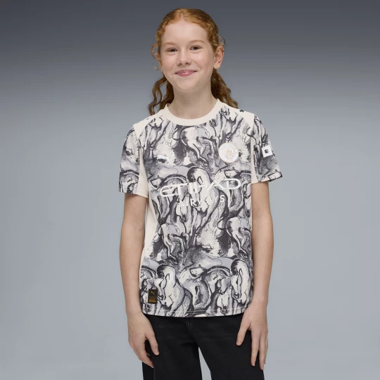Obrázek produktu PUMA Manchester City x Year of the Horse Jersey Youth, Clothing, Alpine Snow / Flat Dark Gray šedá