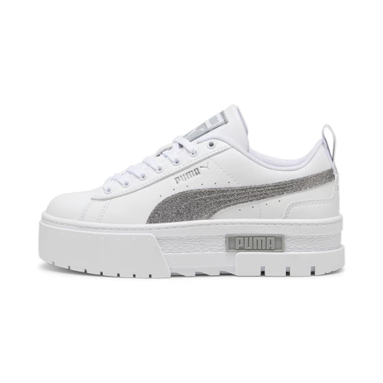 Obrázek produktu PUMA Mayze Glitter Sneakers Youth, Shoes, White/Silver