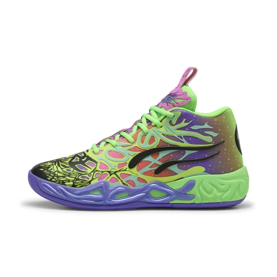 Obrázek produktu PUMA MB.04 Be You Basketball Shoes Unisex, Shoes, Black / Electric Peppermint / Green Pes