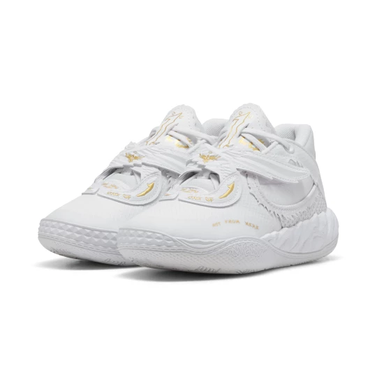 Obrázek produktu PUMA MB.05 Mist Basketball Shoes Kids, Shop, White/Gold