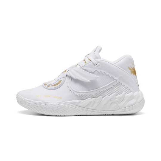Obrázek produktu PUMA MB.05 Mist Basketball Shoes Youth, Shoes, White / Gold