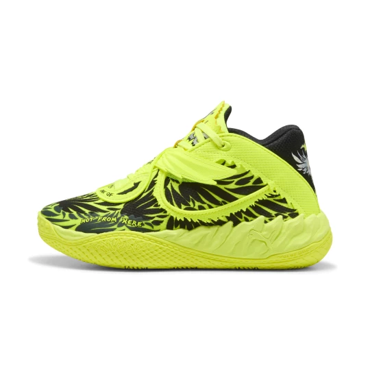 Obrázek produktu PUMA MB.05 Voltage Basketball Shoes Youth, Shoes, Yellow Alert/Black