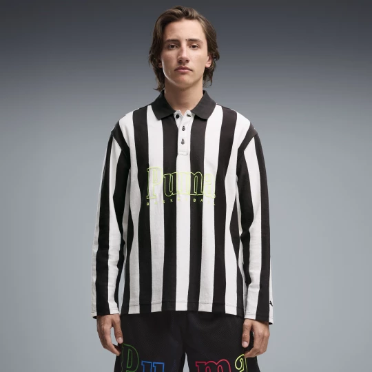 Obrázek produktu PUMA Memory Lane Referee Rugby Polo Men, Clothing, Lime Squeeze / White zelená